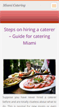 Mobile Screenshot of miamicateringinfo.webnode.com