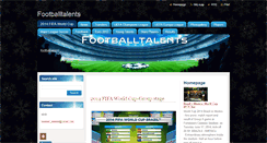 Desktop Screenshot of footballtalents.webnode.com