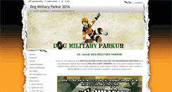 Desktop Screenshot of dogmilitaryparkur.webnode.sk