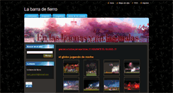 Desktop Screenshot of labarradefierro.webnode.es