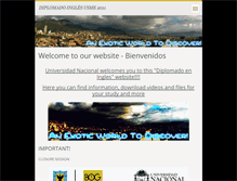 Tablet Screenshot of diplomadoinglesusme.webnode.com