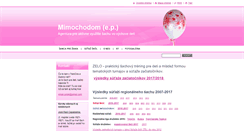 Desktop Screenshot of mimochodom.webnode.sk