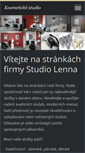 Mobile Screenshot of kosmetickestudio-lenna.webnode.cz