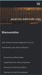 Mobile Screenshot of jacarrizo.webnode.com