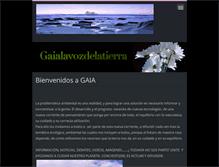 Tablet Screenshot of gaialavozdelatierra.webnode.com.ar