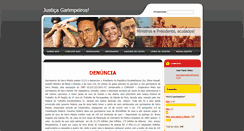 Desktop Screenshot of justicagarimpeiros.webnode.com.br