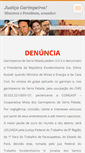 Mobile Screenshot of justicagarimpeiros.webnode.com.br