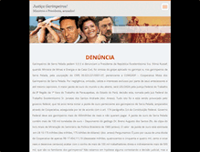 Tablet Screenshot of justicagarimpeiros.webnode.com.br