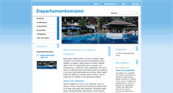 Desktop Screenshot of departamentomiami.webnode.es