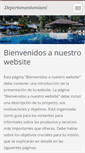 Mobile Screenshot of departamentomiami.webnode.es