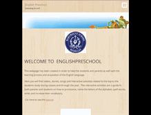 Tablet Screenshot of englishpreschool.webnode.es