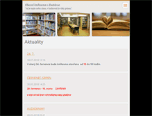 Tablet Screenshot of knihovnazastavka.webnode.cz