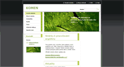 Desktop Screenshot of komen.webnode.cz