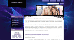 Desktop Screenshot of hromadne-nakupovani.webnode.cz