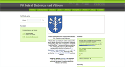 Desktop Screenshot of fkdubnicanadvahom.webnode.sk