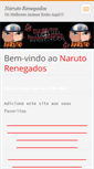 Mobile Screenshot of narutorenegados.webnode.com.br