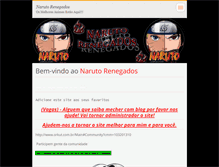 Tablet Screenshot of narutorenegados.webnode.com.br