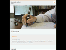 Tablet Screenshot of marcusbraddock.webnode.com