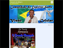 Tablet Screenshot of comunidadedoespiritosanto.webnode.com.br