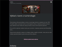 Tablet Screenshot of kartomantie.webnode.cz