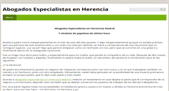 Desktop Screenshot of abogados-herencia.webnode.es