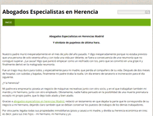 Tablet Screenshot of abogados-herencia.webnode.es