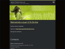 Tablet Screenshot of iglesiajuan316.webnode.com