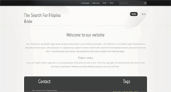 Desktop Screenshot of filipinabrides.webnode.com