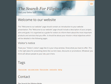 Tablet Screenshot of filipinabrides.webnode.com