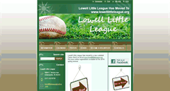Desktop Screenshot of lowelllittleleague.webnode.com