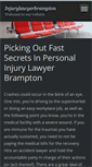 Mobile Screenshot of injurylawyerbrampton.webnode.com