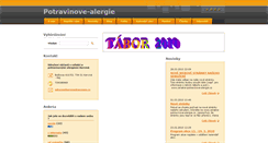 Desktop Screenshot of potravinove-alergie.webnode.cz