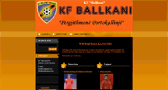 Desktop Screenshot of fcballkani.webnode.com