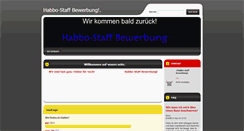 Desktop Screenshot of habbo-staff-bewerbung.webnode.com