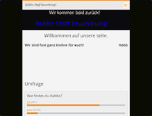 Tablet Screenshot of habbo-staff-bewerbung.webnode.com