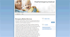 Desktop Screenshot of healhemergencymedical.webnode.com