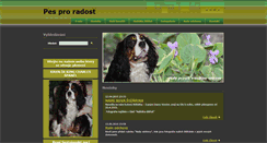 Desktop Screenshot of pes-pro-radost.webnode.cz