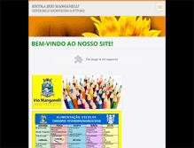 Tablet Screenshot of escolairiomanganelli.webnode.com.br