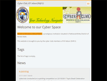 Tablet Screenshot of cyberclubkvadr.webnode.com
