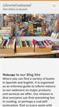 Mobile Screenshot of libreriacontinental.webnode.es