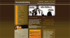 Desktop Screenshot of heavybodybuilding.webnode.sk