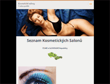 Tablet Screenshot of kosmetickesalony.webnode.cz