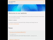Tablet Screenshot of lburkhalter.webnode.com
