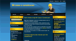 Desktop Screenshot of mrcasaeconstrucao.webnode.com.br