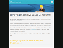 Tablet Screenshot of mrcasaeconstrucao.webnode.com.br