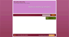 Desktop Screenshot of kreativnatvorba.webnode.sk