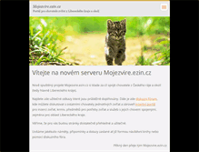 Tablet Screenshot of mojezvire.webnode.cz