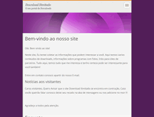 Tablet Screenshot of downloadilimitado.webnode.com.br