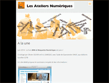Tablet Screenshot of lesateliersnumeriques.webnode.com