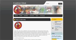 Desktop Screenshot of k-centrum-orlova.webnode.cz